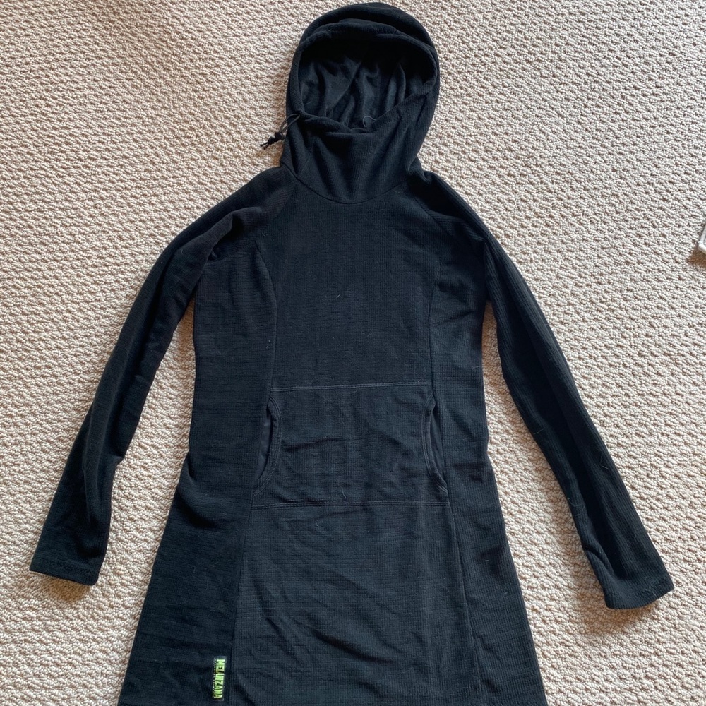 Melanzana Black Fleece Dress